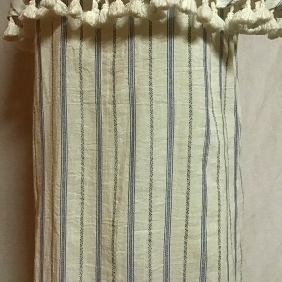 Artisan NY Boho off the shoulder glittery stripes shift dress - Picture 7 of 9